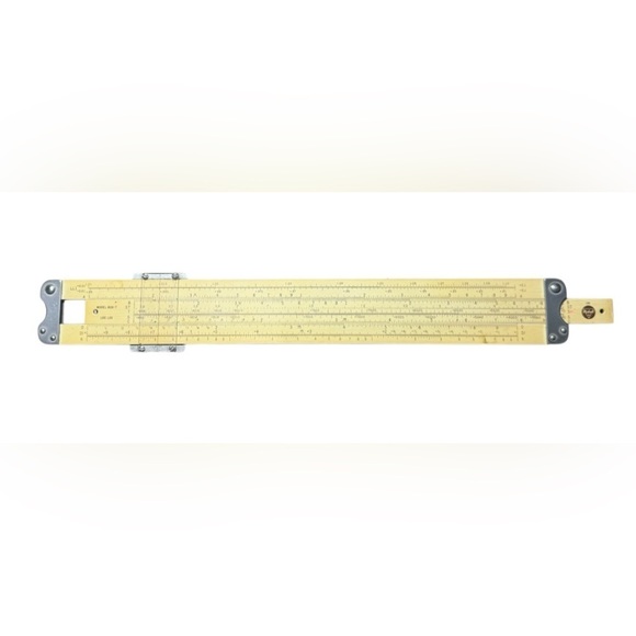 Vintage‎ Pickett And Eckel Slide Ruler Model 800-T Leather Case 12' Long - Picture 1 of 5